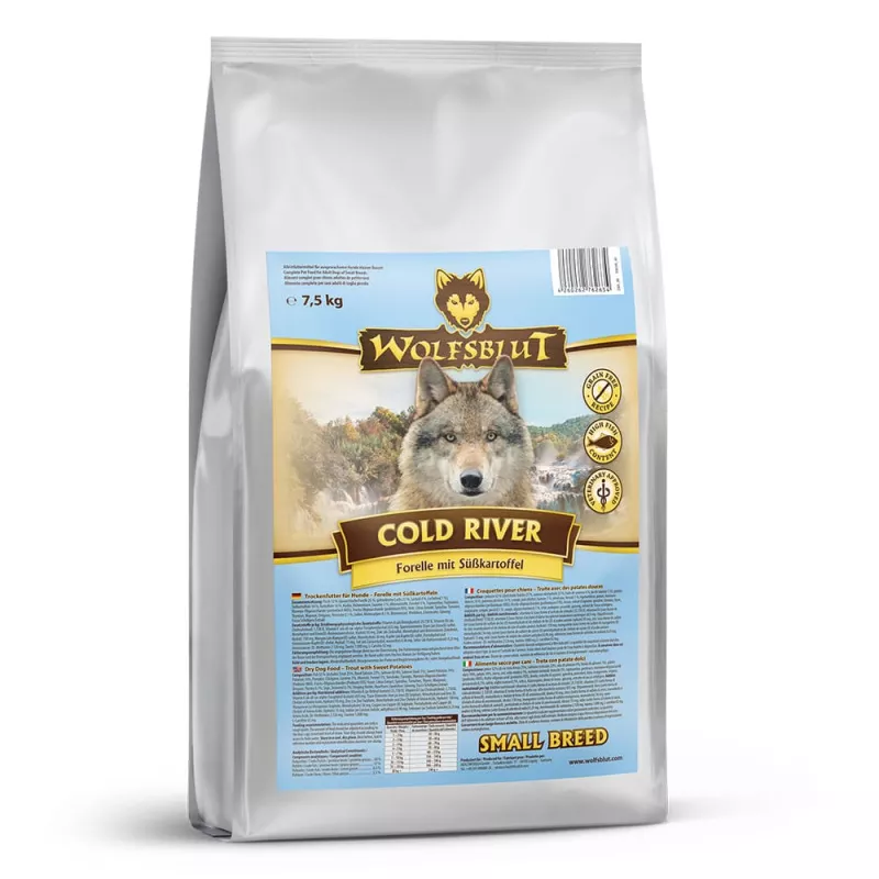 Cold River Small Breed - Forelle mit Süßkartoffel 7,5 kg